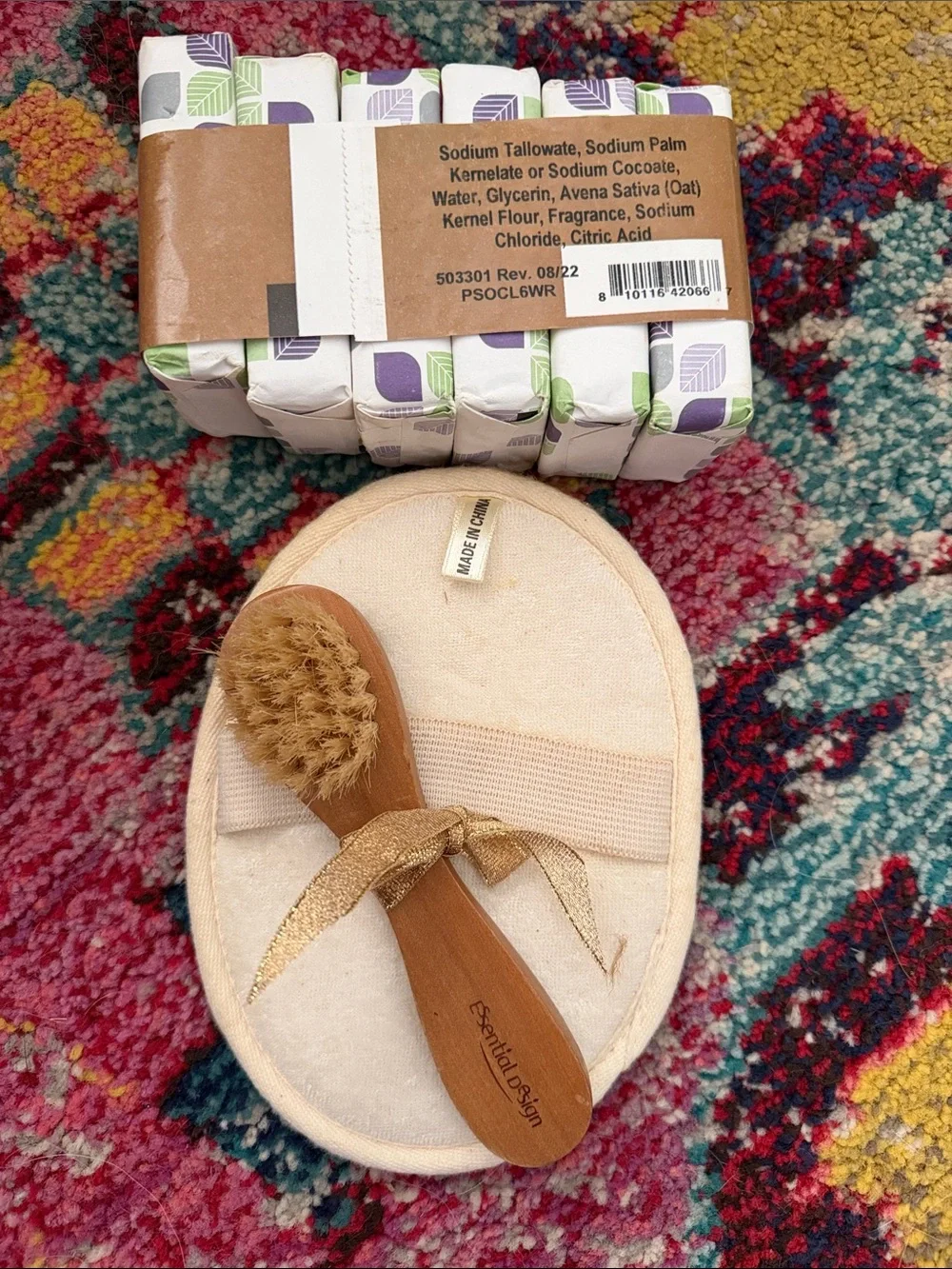 Pure Selects pack of Soap Bars with Exfoliating Tools